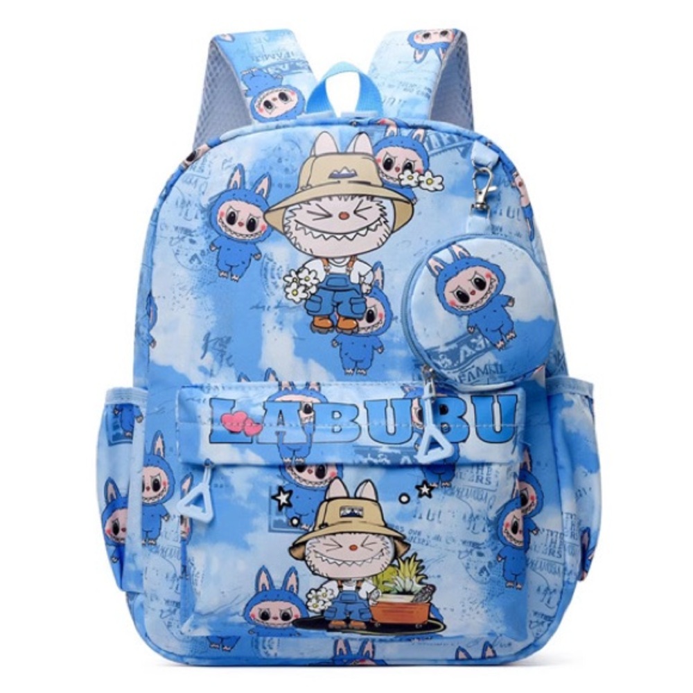 Blue Cartoon Kids Backpack